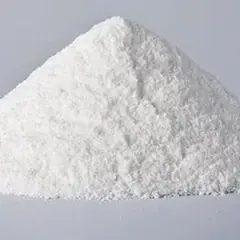 Pile of white magnesium glycinate powder